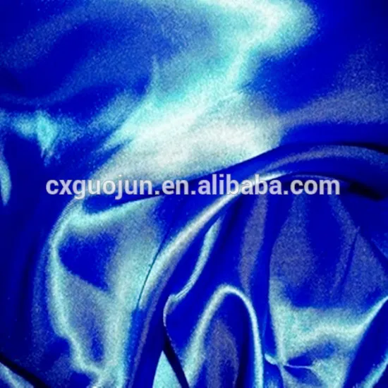 high-quality colirful polyester satin fabric