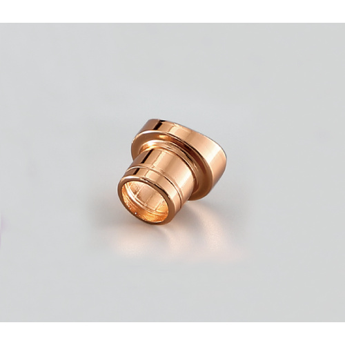Square aluminum collar for perfume bottle