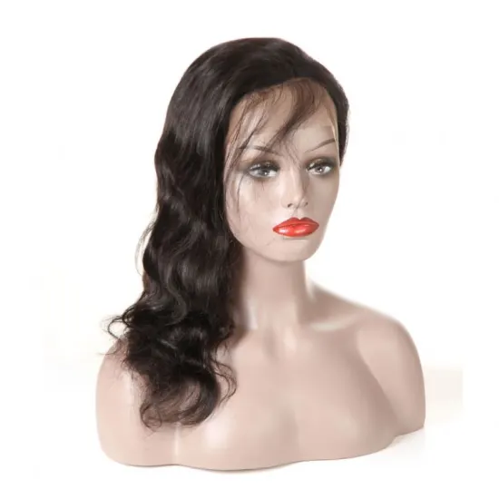 Wholesale Swiss Mink Bleached Knots Full Lace Wig For Black Woman Unprocessed Raw Indian Human Hair Full Lace Wig With Baby Hair