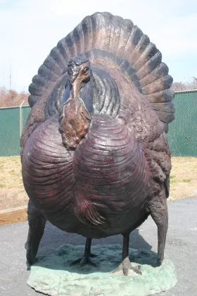 Bronze Tom Turkey Statue