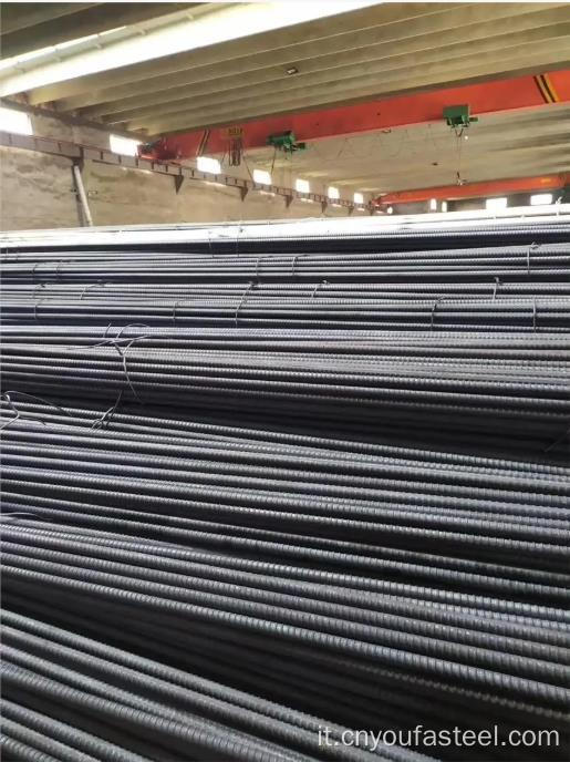 Barra in acciaio deformata a caldo per costruzione