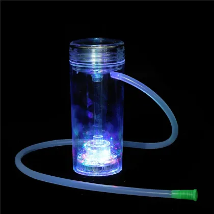 Led built-in small size in 20cm colorful acrylic hookahs