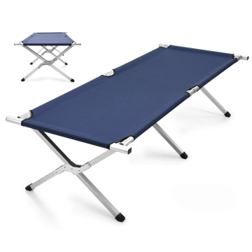 Luxury Metal Folding Camping Bed for Outdoor Beach Sleep