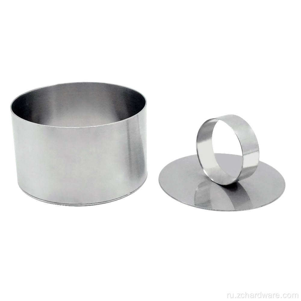 Металлическое кольцо для пирога с металлическим тестом с крышкой прессы
