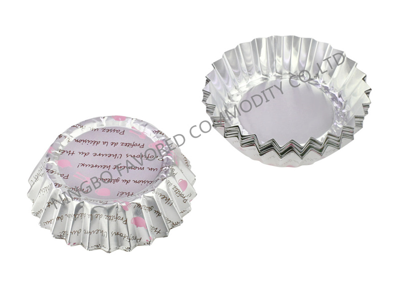 Aluminium round cup printed round cup