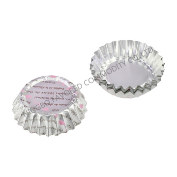 Aluminium round cup printed round cup