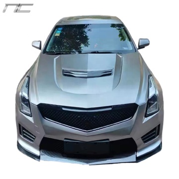 Kit Badan Gaya ATSV - Bumper depan, bibir depan, bonet, hud, dan spatbor untuk Cadillac ATS 2014-2020