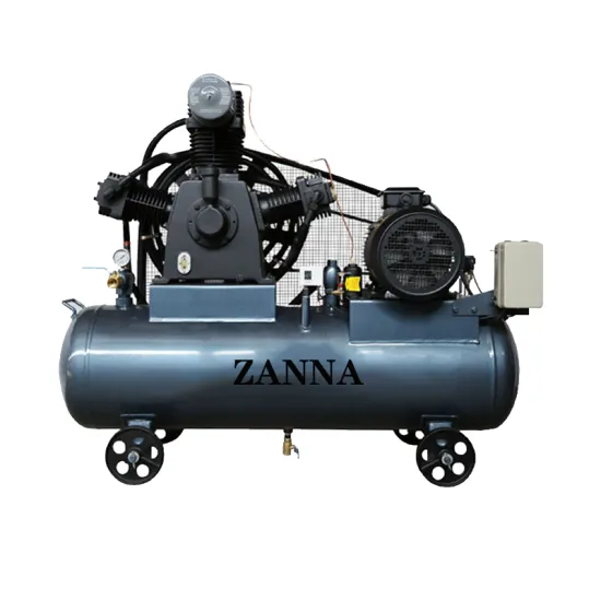 how does a belt driven air compressor work