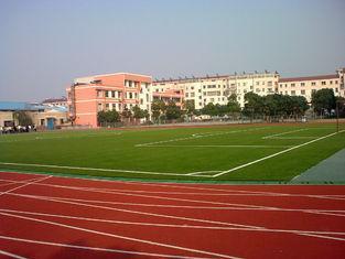 DZH25 Red Synthetic Artificial Grass For Playground, 25mm A