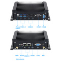 Intel-core double Ethernet double com industriel mini pc