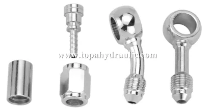 Parker carbon steel industrial banjo fittings