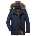 Herren Wintermantelpufferjacke verdicken sich warm