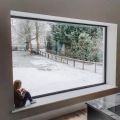 Triple glazed fixed windows passive house windows