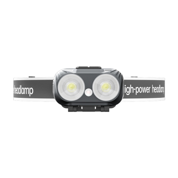 USB Rechargeable LED Headlamp with ABS Housing for Outdoor Activities