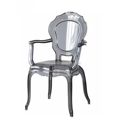 Acrylic Crystal Clear Bella Princess Chairs for Hotel Weddings