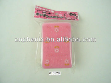 Cleaning sponge scrubber for kitchen