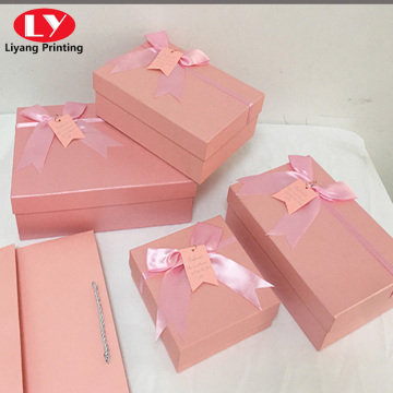 Cosmetic Skin Care Set Gift Box with Ribbon