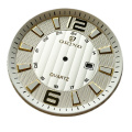 Guilloche Muster Uhrenblatt mit Lume Applied Index