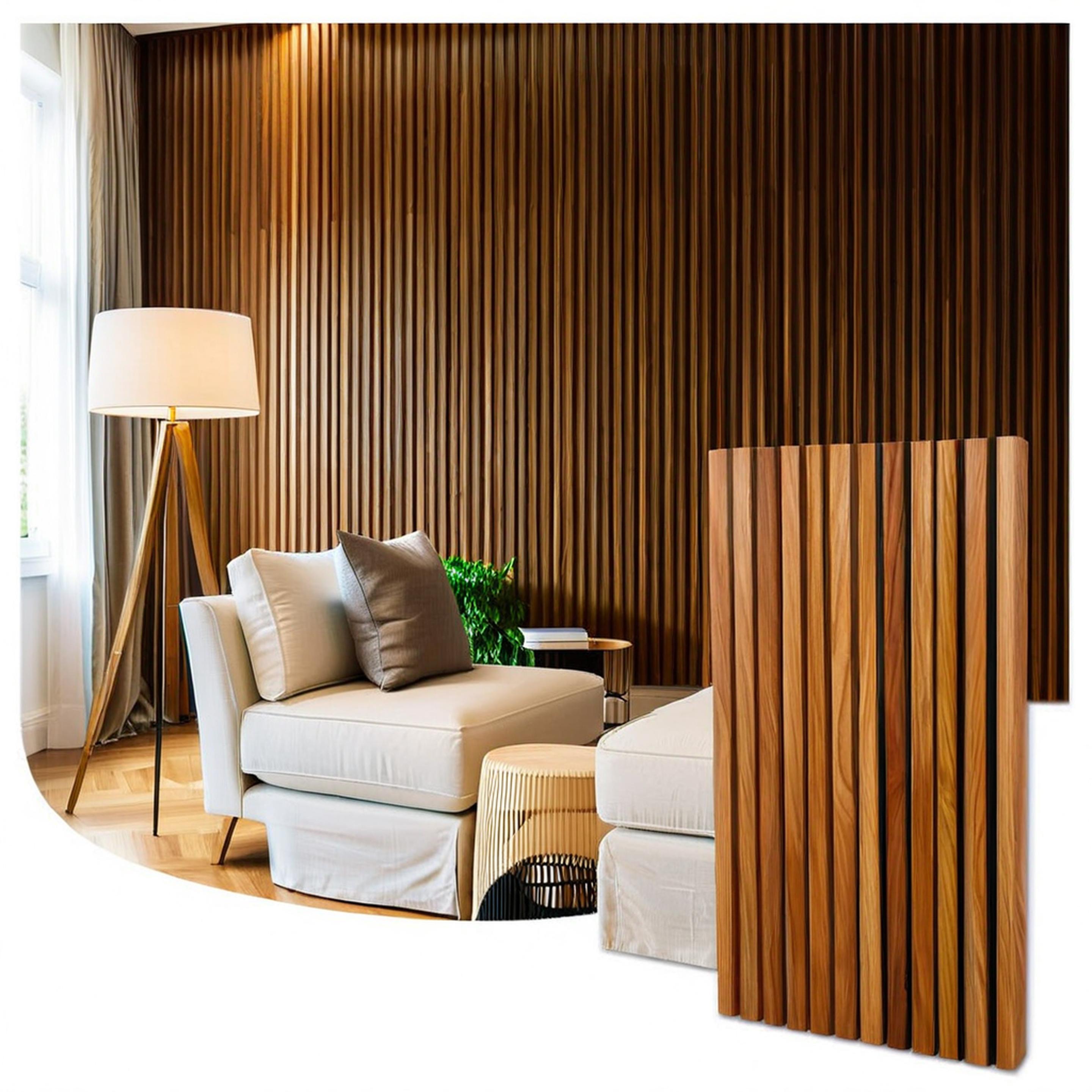 Materiał akustyczny drewniane panele ścienne MDF MDF