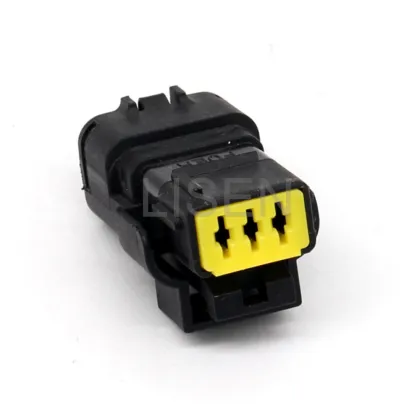 FCI/Delphi 3 Pin Female Waterproof Headlight Connector for Peugeot 211PC032S0049