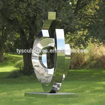 High quality custom 304 316 materials stainless steel sculpture