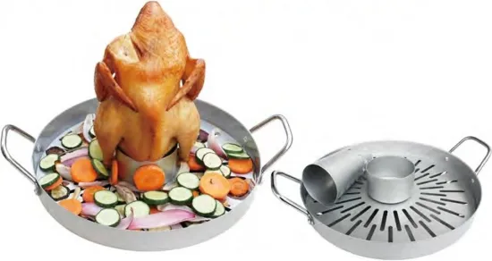 Stainless Steel Chicken Basket with Chicken Stand