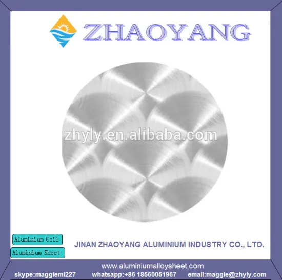 Chinese manufacturer supply stamping aluminum wafer for decoration