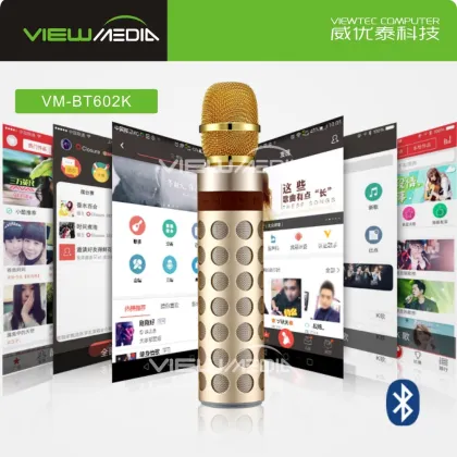 VM-BT602K audio accessories 2017 microphone bluetooth speaker for KTV Use