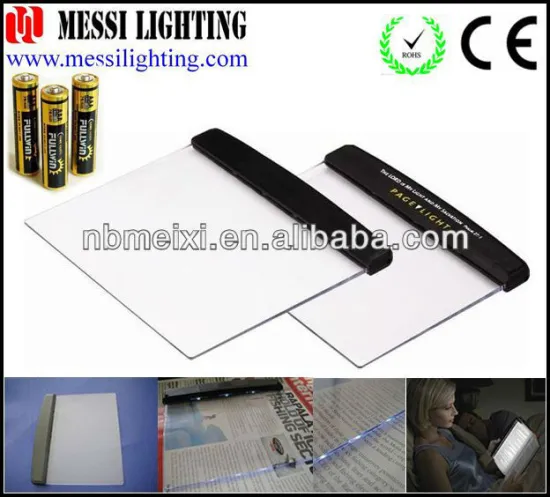4 led outdoor camping panel book light