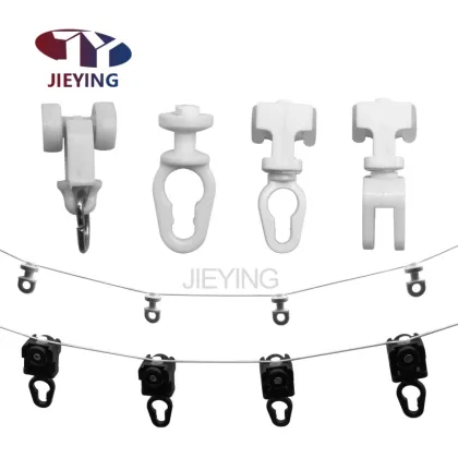 JIEYING Curtain Tracks Accessories Curve Curtain Rail 60mm S Shape Wire Runner