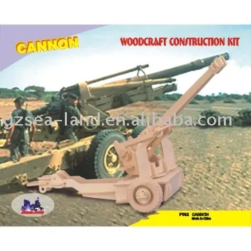 Wooden toy CANNON