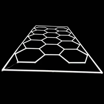 Hexagon Light LED Set: Hexagonal LED Wall Lights for Garage, 110V