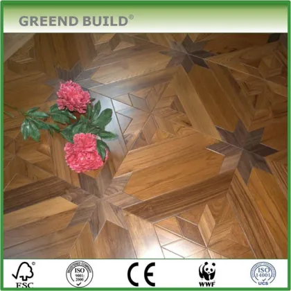 Parquet balcony floor wood floor