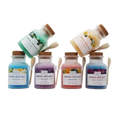 Hot Selling Private Label Spa Detox Body & Foot Bath Soak Sea Salt Scrub