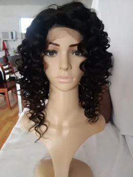 Factory Price cheap Brazilian Hair human hair full lace wig lace frontal wig popular all over the world straight body wave curly