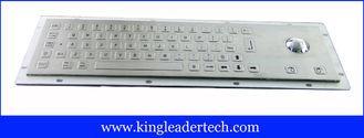 Rugged 65 keys industrial kiosk keyboard with short keys an