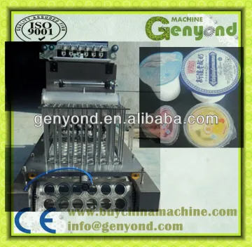 Pneumatic Jelly cup filling and sealing machine
