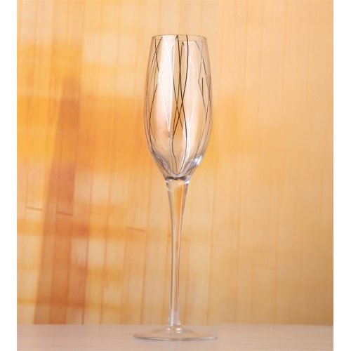 Striped Wine Glass/Drinking Glassware