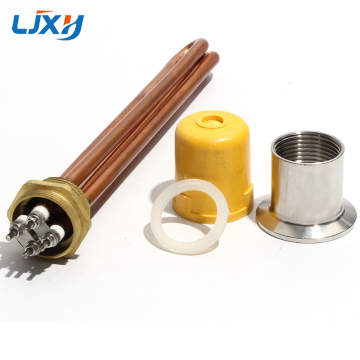 LJXH DN25 (1\") Copper Heating Element for Electric Water Heaters - 3KW/6KW/9KW/12KW, 220V