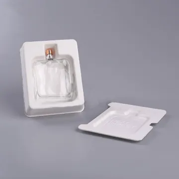 Biodegradable sugarcane bagasse packaging perfume tray