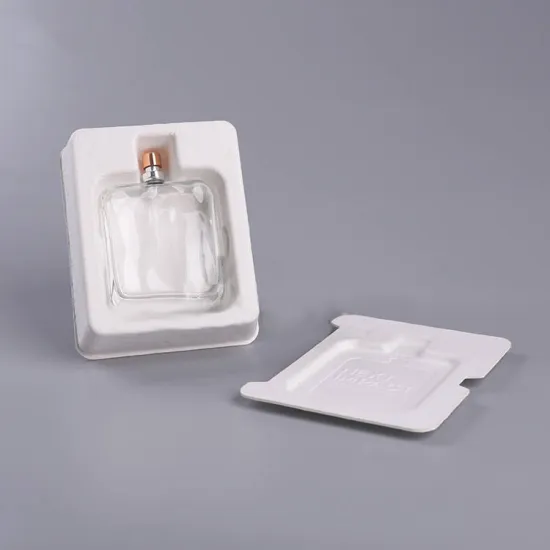 Biodegradable sugarcane bagasse packaging perfume tray