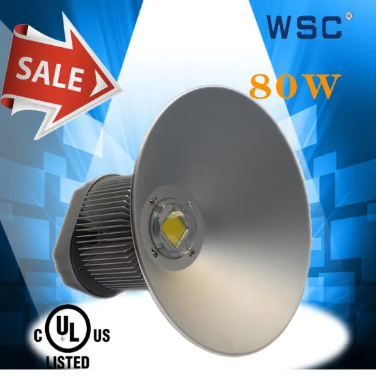 Factory direct sale UL DLC IP65 high power 80w led high bay for housing with 3 years warranty