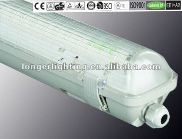 IP65 T8 ABS/PC Fluorescent Lighting Fixture with Magnetic/ Electronic Ballast single lamps(58W)