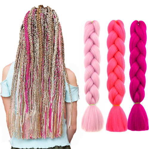 Wholeslae Synthetic Braiding Hair Ombre Braiding Hair Yaki Jumbo Braid Hair