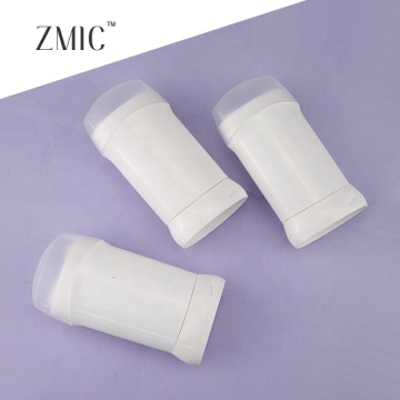 Eco-Friendly Frosted Sunscreen Sticks in Clear Plastic Containers