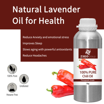 Óleo de pimenta essencial de pimenta vermelha Capsicum Paprika Oil com 99% de capsaicina para produtos de emagrecimento de cuidados com a pele