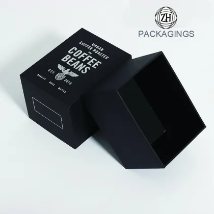 Luxury custom foil stamped box for goods display