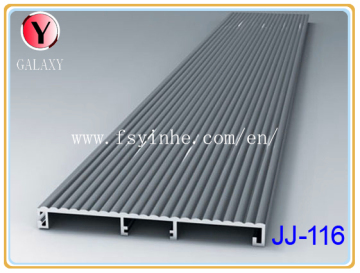 Aluminium kitchen baseboard