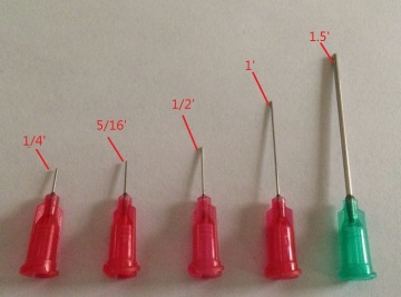 Blunt needle tip of dispensing tips in 6.5mm-100mm length for glue dispenser machine to match with the dispenser barrels