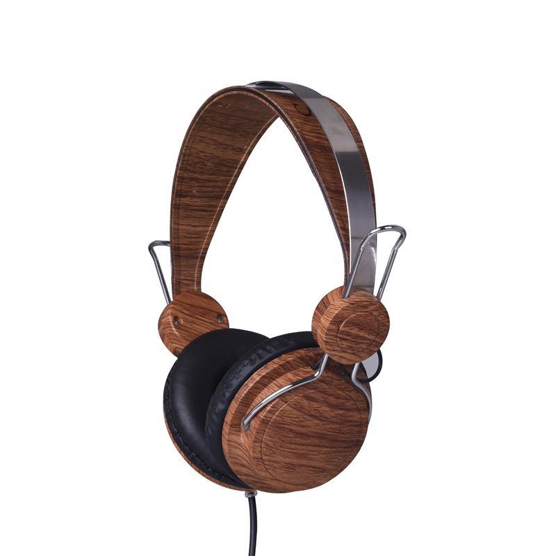 wooden headphone